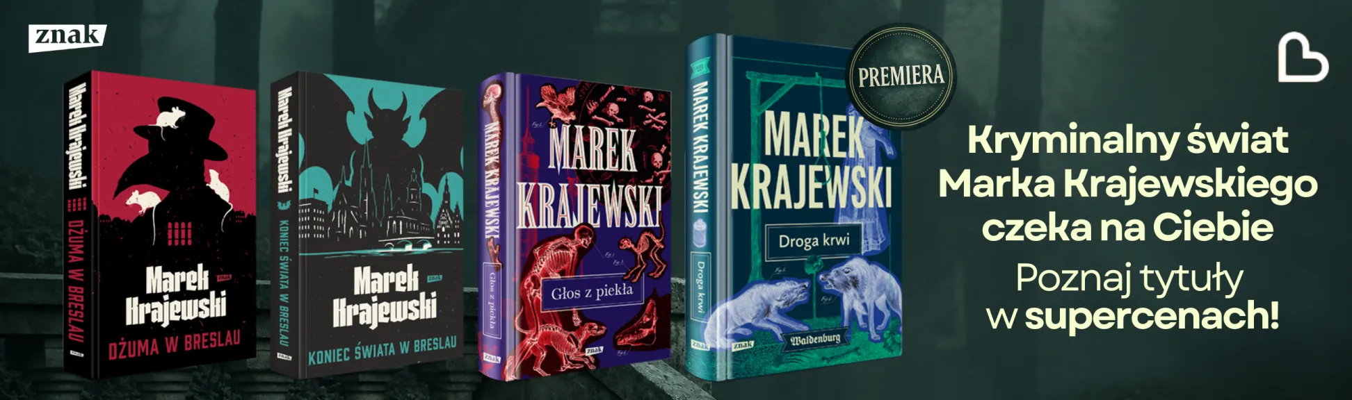 Mistrz polskiego kryminału czeka na Ciebie!