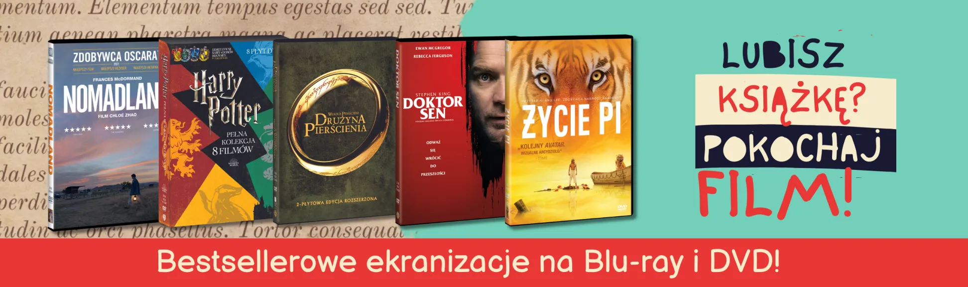 Przeżyj tę samą historię na nowo – tym razem w filmie.