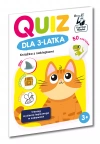Quiz dla 3-latka. Książka z naklejkami - zdjęcie