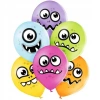 Balony Belbal 12", D11, śmieszne potwory, 6szt. - zdjęcie