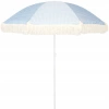 Parasol Plażowo Ogrodowy z Frędzlami 174CM Niebieski - zdjęcie