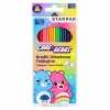 Kredki OŁÓwkowe 12 KolorÓw TrÓjkĄtne Care Bears Starpak 580595 - zdjęcie