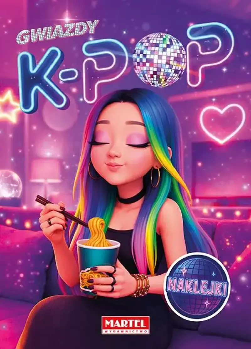 Książeczka z naklejkami. Gwiazdy K-Pop Książeczka z naklejkami. Gwiazdy K-Pop