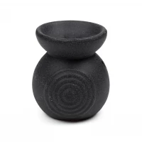 Kominek - podgrzewacz do olejków - mały, cętkowany -Eden, zdjęcie 3