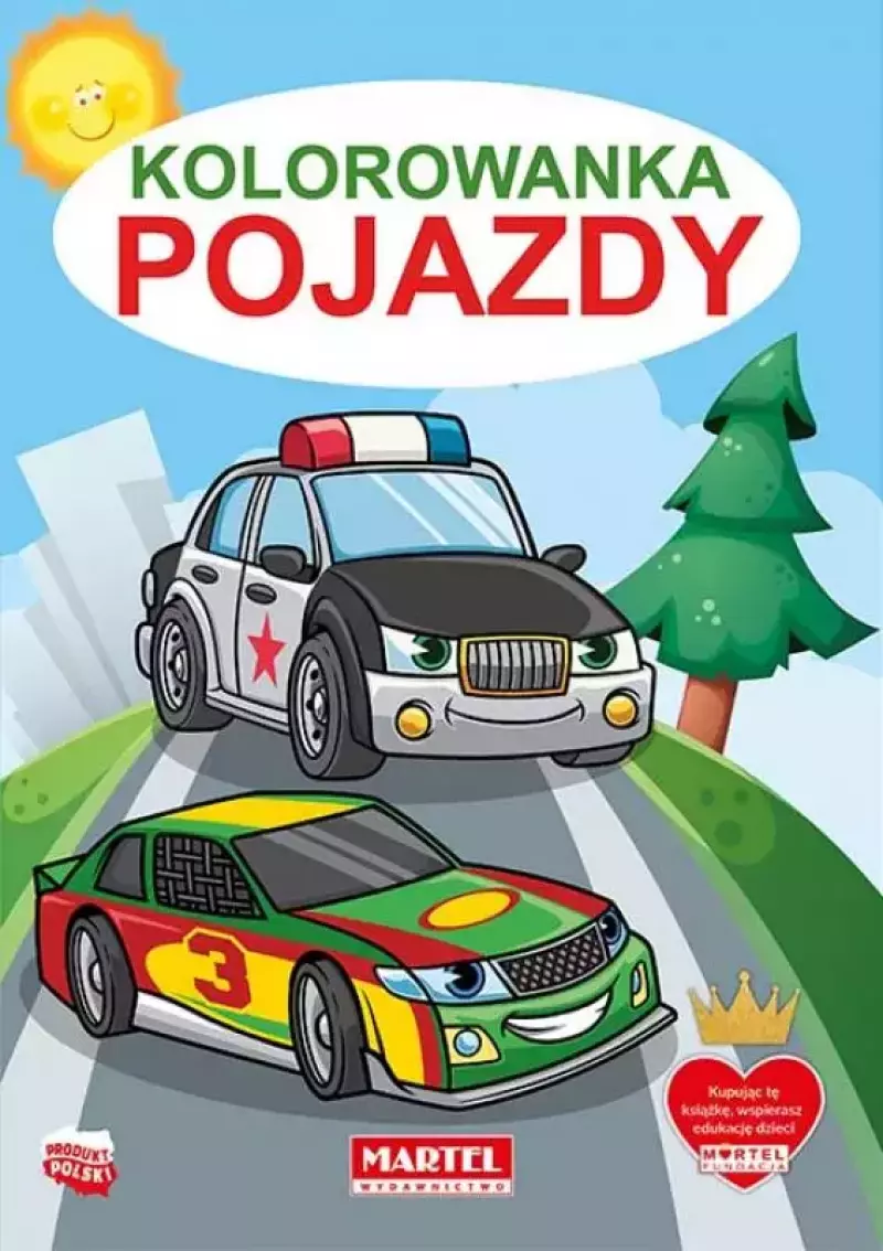 Kolorowanka. Pojazdy