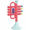 TRĄBKA DZIECIĘCA ZABAWKA INSTRUMENT MUZYCZNY KOLOROWA PLASTIKOWA 20 cm - zdjęcie