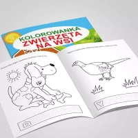 Kolorowanka. Zwierzęta na wsi, zdjęcie 2