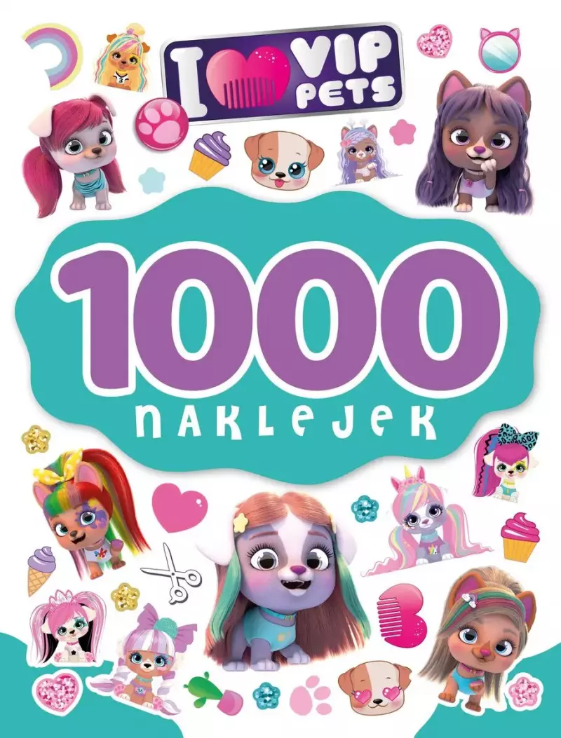 1000 naklejek. I love VIP Pets