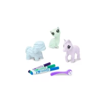 Crayola Figurki do malowania i mycia - zestaw zwierzątka 3 szt., flamastry zmywalne 3 szt., szczoteczka Washimals Pastel Pets 3+, zdjęcie 6