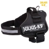Szelki Julius-K9,rozmiar 1/L: 66-85 cm, czarne - zdjęcie