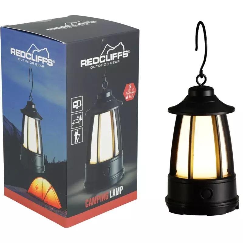 Latarka Lampa Camping na Baterie 15X8CM Redcliffs