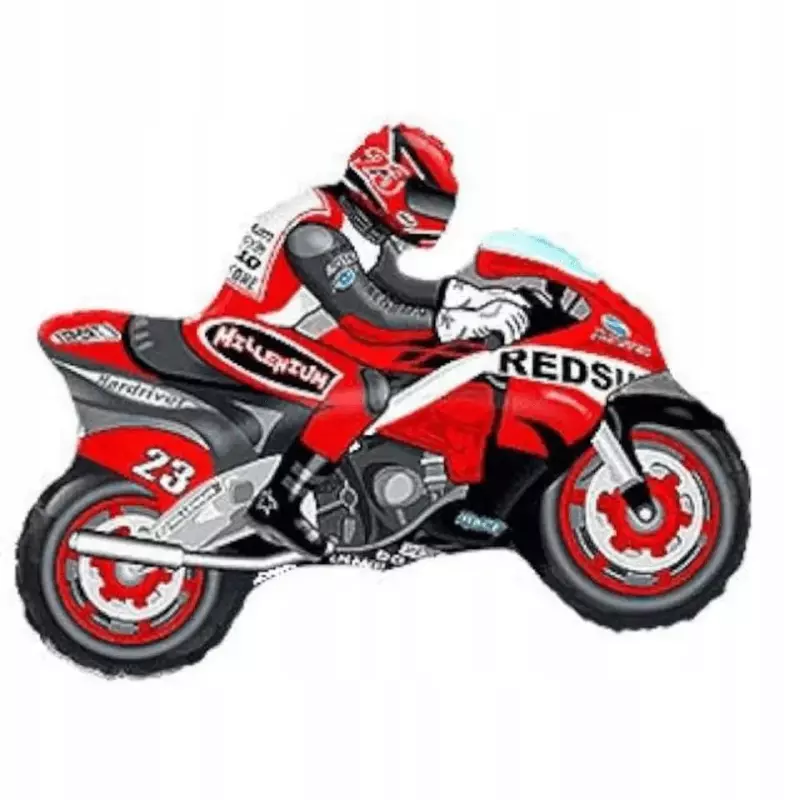 Balon foliowy 14" FX - Motor (czerwony), niepakowany Balon foliowy 14" FX - Motor (czerwony), niepakowany