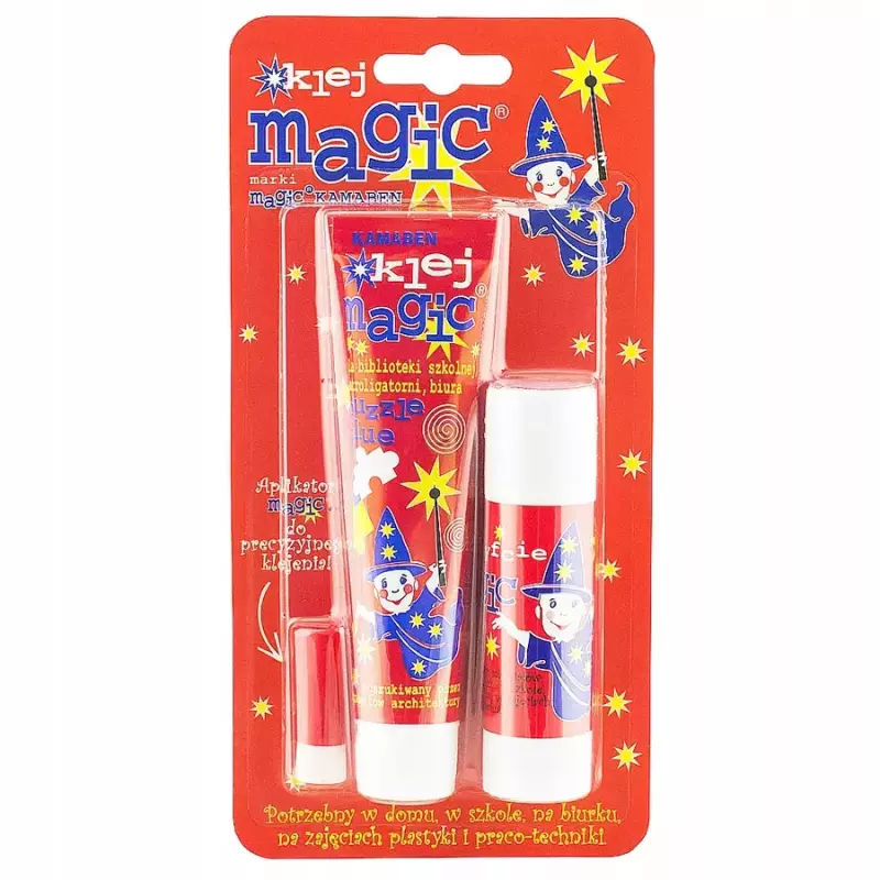 Klej Magic 2 w 1, tubka + sztyft Klej Magic 2 w 1, tubka + sztyft