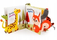 Jolly Baby. Mieszkańcy dzikiej natury, miękka książeczka sensoryczna, zdjęcie 2