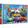 Puzzle 100el Trefl Hot Wheels Pedzace Samoch pudełko - zdjęcie