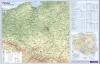 Podkładka na biurko. Mapa Polski - zdjęcie