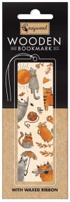 Zakładka drewniana Kocie historie - zdjęcie