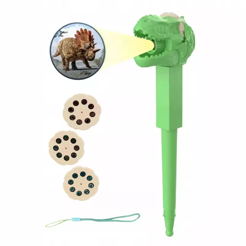 Długopis dinozaur z projektorem wkłady obrazki