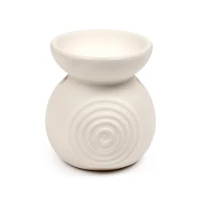 Kominek - podgrzewacz do olejków - mały, cętkowany -Eden, zdjęcie 5