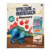 Przyklejanie po numerach. Dino - zdjęcie