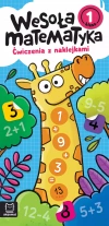 Wesoła matematyka. Ćwiczenia z naklejkami. Klasa 1 - zdjęcie