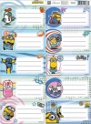 Naklejki na zeszyty Minionki - zdjęcie