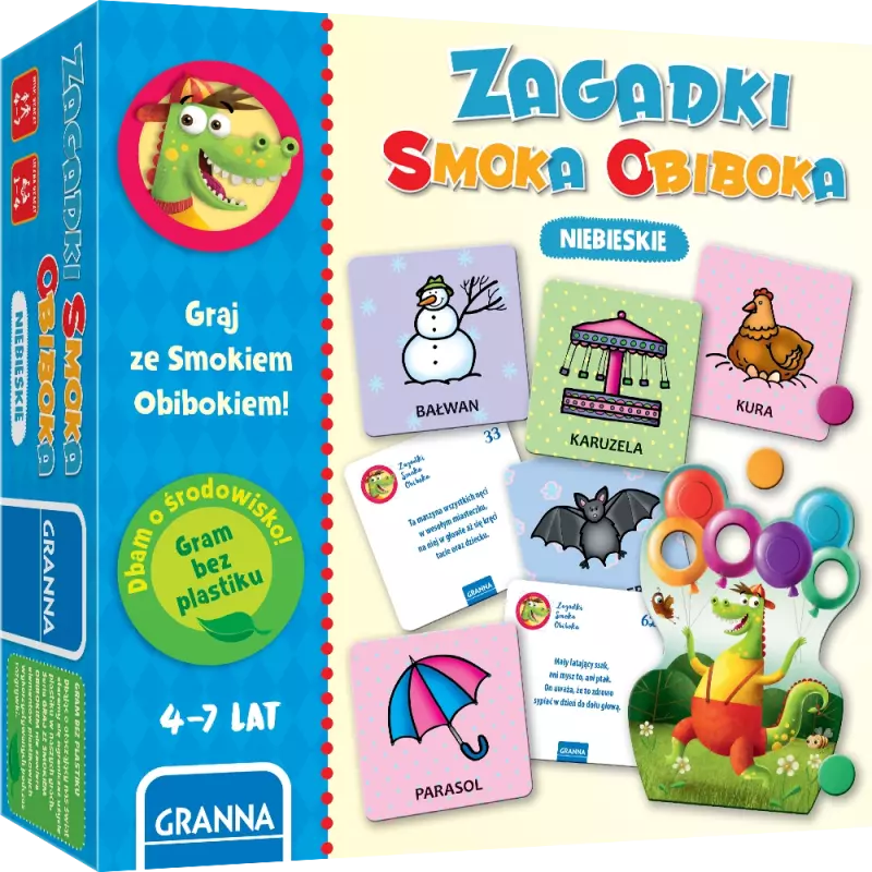 Zagadki Smoka Obiboka, niebieskie