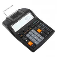 Kalkulator z drukarką DELI czarny, zdjęcie 4