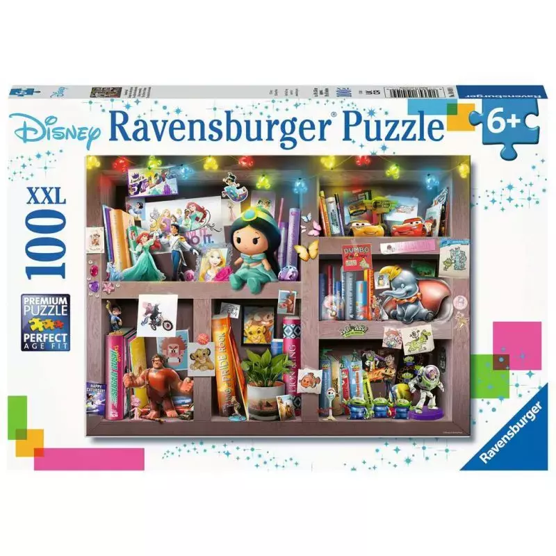 Puzzle 100el. - Disney bohaterowie - Ravensburger