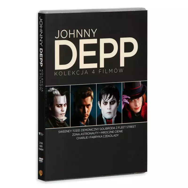 Johnny Depp. Kolekcja 4 filmów, 3 DVD Johnny Depp. Kolekcja 4 filmów, 3 DVD