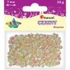 Cekiny okrągłe 7mm 10g - perłowe białe (304639) - zdjęcie