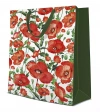 Torebka prezentowa Czerwone maki, bardzo duża - zdjęcie