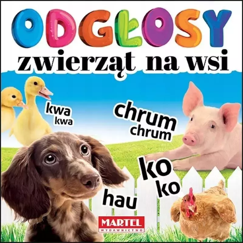 Odgłosy zwierząt na wsi, książka papierowa