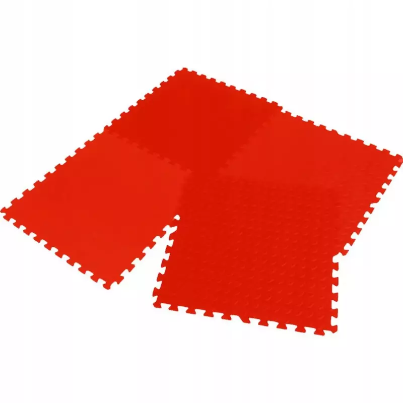 Mata Puzzle Piankowe EVA 60X60 KPL. 4SZT 12MM Enero Czerwona
