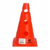 Pachołek 23 Cm z Otworami Czerwony - zdjęcie