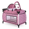 Bayer Design Łóżeczko dla lalek (Dolls Multi Bed) różowe w kropki - zdjęcie