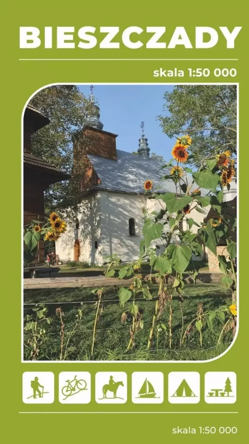 Mapa turystyczna - Bieszczady 1:50 000