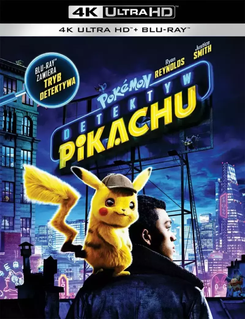 Pokemon Detektyw Pikachu, 4K + 2 Blu-ray Pokemon Detektyw Pikachu, 4K + 2 Blu-ray