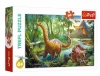 Puzzle 60 elementów. Wędrówki dinozaurów - zdjęcie