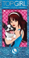 Top Girl Pupile. Książeczka telefon - zdjęcie