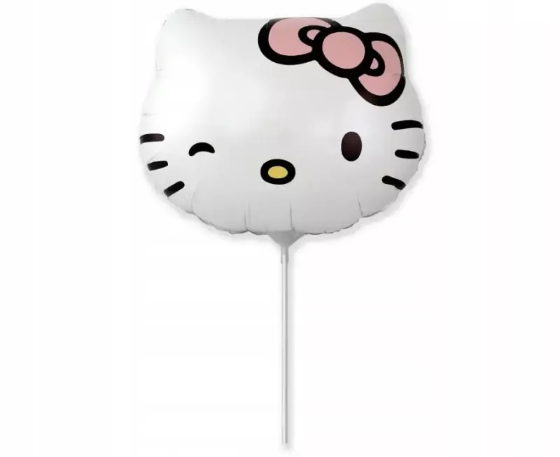 Balon foliowy 14" FX - Hello Kitty (głowa), niepakowany Balon foliowy 14" FX - Hello Kitty (głowa), niepakowany