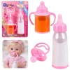 Zestaw Magiczne Butelki Dla Lalek Niemowlaka Soczek Mleko Smoczek 3 szt. - zdjęcie
