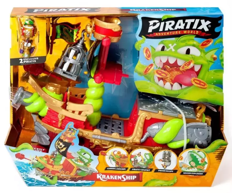 Piratix. Statek Krakena, pojazd z figurką