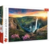 Puzzle 2000 elementów. Wodospad Haifoss Islandia - zdjęcie