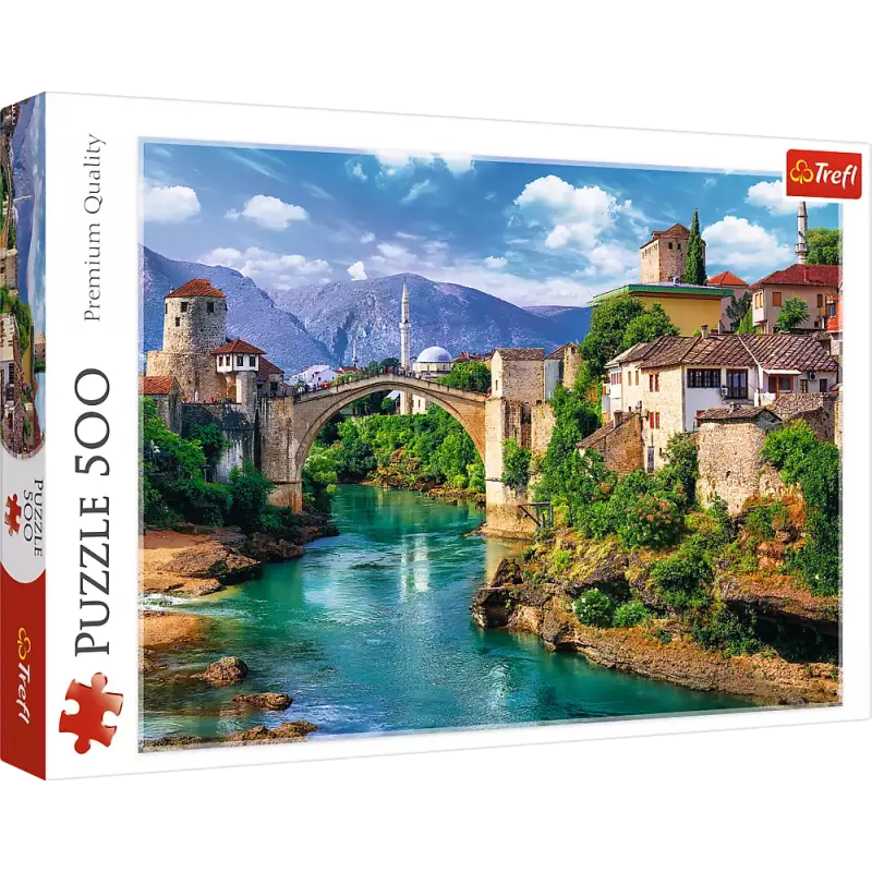 Puzzle 500 elementów. Stary Most w Mostarze, Bośnia i Hercegowina Puzzle 500 elementów. Stary Most w Mostarze, Bośnia i Hercegowina