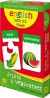 English words. Fruits & vegetables, owoce i warzywa - zdjęcie