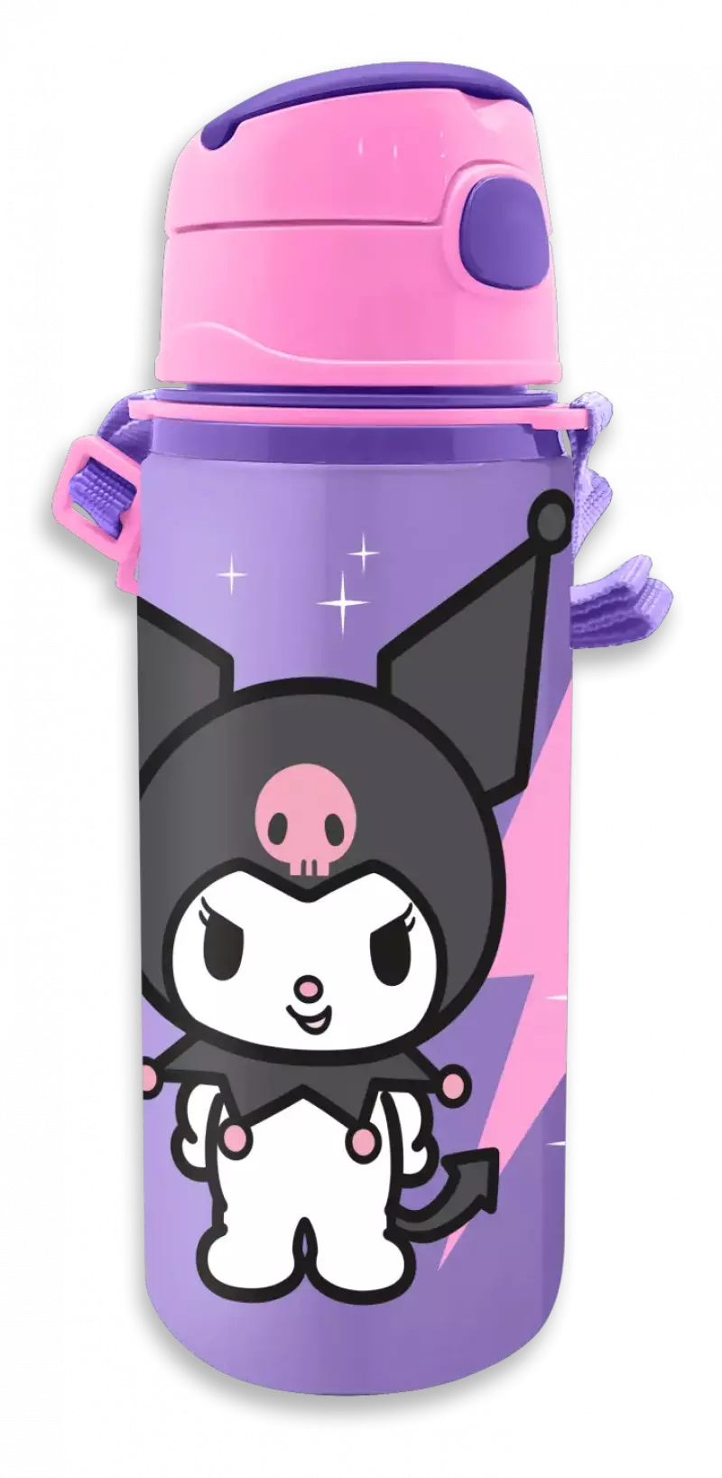 Bidon aluminiowy 600 ml Kuromi KU00031 Bidon aluminiowy 600 ml Kuromi KU00031