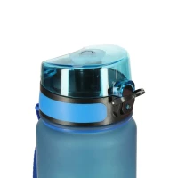 Butelka na wodę z miarką 600 ml, niebiesko-zielona, zdjęcie 9
