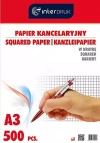 Papier kancelaryjny A3,500 kartek w kratka - zdjęcie