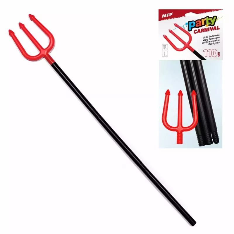 WIDŁY DIABELSKIE SKŁADANE UZUPEŁNIENIE STROJU HALLOWEEN 110cm 1042412 MFP